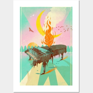 PIANO MELT Posters and Art